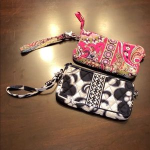 2 Vera Bradley wristlets
